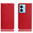 Leather Case Stands Flip Cover Holder H02P for Oppo A1 5G Red