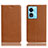 Leather Case Stands Flip Cover Holder H02P for Oppo A1x 5G