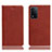 Leather Case Stands Flip Cover Holder H02P for Oppo A93s 5G