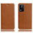 Leather Case Stands Flip Cover Holder H02P for Oppo K9X 5G