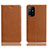 Leather Case Stands Flip Cover Holder H02P for Oppo Reno5 Z 5G