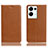 Leather Case Stands Flip Cover Holder H02P for Oppo Reno8 Pro 5G