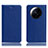 Leather Case Stands Flip Cover Holder H02P for Xiaomi Mi 12S Ultra 5G Blue