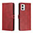 Leather Case Stands Flip Cover Holder H02X for Motorola Moto G73 5G