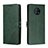 Leather Case Stands Flip Cover Holder H02X for Nokia G50 5G Green