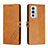 Leather Case Stands Flip Cover Holder H02X for OnePlus 9RT 5G