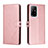 Leather Case Stands Flip Cover Holder H02X for Oppo A94 5G