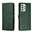 Leather Case Stands Flip Cover Holder H02X for Samsung Galaxy A33 5G Green