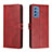 Leather Case Stands Flip Cover Holder H02X for Samsung Galaxy M52 5G