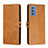 Leather Case Stands Flip Cover Holder H02X for Samsung Galaxy M52 5G