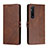 Leather Case Stands Flip Cover Holder H02X for Sony Xperia 1 V