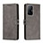 Leather Case Stands Flip Cover Holder H02X for Xiaomi Mi 11T Pro 5G Gray