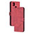 Leather Case Stands Flip Cover Holder H02X for Xiaomi POCO C3 Red