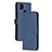 Leather Case Stands Flip Cover Holder H02X for Xiaomi POCO C31 Blue