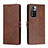 Leather Case Stands Flip Cover Holder H02X for Xiaomi Poco X4 NFC