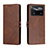 Leather Case Stands Flip Cover Holder H02X for Xiaomi Poco X4 Pro 5G