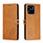 Leather Case Stands Flip Cover Holder H02X for Xiaomi Redmi 10 India