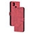 Leather Case Stands Flip Cover Holder H02X for Xiaomi Redmi 10A 4G Red