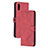 Leather Case Stands Flip Cover Holder H02X for Xiaomi Redmi 9A Red