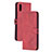 Leather Case Stands Flip Cover Holder H02X for Xiaomi Redmi 9i Red