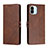Leather Case Stands Flip Cover Holder H02X for Xiaomi Redmi A2 Plus