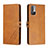 Leather Case Stands Flip Cover Holder H02X for Xiaomi Redmi Note 10T 5G