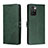 Leather Case Stands Flip Cover Holder H02X for Xiaomi Redmi Note 11S 4G Green