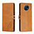 Leather Case Stands Flip Cover Holder H02X for Xiaomi Redmi Note 9 5G