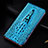 Leather Case Stands Flip Cover Holder H03P for Asus ROG Phone 5s Sky Blue