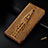 Leather Case Stands Flip Cover Holder H03P for Asus Zenfone 9 Brown