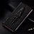 Leather Case Stands Flip Cover Holder H03P for Realme 8 Pro Black