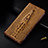 Leather Case Stands Flip Cover Holder H03P for Realme GT Neo6 5G Brown
