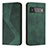 Leather Case Stands Flip Cover Holder H03X for Google Pixel 6 5G Green