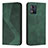 Leather Case Stands Flip Cover Holder H03X for Motorola Moto E13 Green