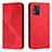 Leather Case Stands Flip Cover Holder H03X for Motorola Moto E13 Red