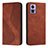 Leather Case Stands Flip Cover Holder H03X for Motorola Moto Edge 30 Lite 5G