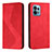 Leather Case Stands Flip Cover Holder H03X for Motorola Moto Edge 40 Pro 5G Red