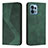 Leather Case Stands Flip Cover Holder H03X for Motorola Moto X40 5G Green