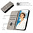 Leather Case Stands Flip Cover Holder H03X for OnePlus 10 Pro 5G