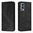 Leather Case Stands Flip Cover Holder H03X for OnePlus Nord 2 5G Black