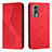 Leather Case Stands Flip Cover Holder H03X for OnePlus Nord 2 5G Red