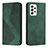 Leather Case Stands Flip Cover Holder H03X for Samsung Galaxy A53 5G Green