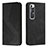 Leather Case Stands Flip Cover Holder H03X for Xiaomi Mi 10S 5G Black