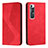 Leather Case Stands Flip Cover Holder H03X for Xiaomi Mi 10S 5G Red