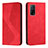 Leather Case Stands Flip Cover Holder H03X for Xiaomi Mi 10T 5G Red