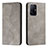 Leather Case Stands Flip Cover Holder H03X for Xiaomi Mi 11T 5G Gray