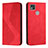 Leather Case Stands Flip Cover Holder H03X for Xiaomi POCO C3 Red