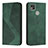 Leather Case Stands Flip Cover Holder H03X for Xiaomi POCO C31 Green