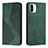 Leather Case Stands Flip Cover Holder H03X for Xiaomi Poco C50 Green