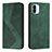 Leather Case Stands Flip Cover Holder H03X for Xiaomi Poco C51 Green